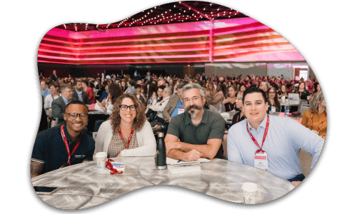 EDUCAUSE Annual Conference 2026 attendees on the event floor, where exhibitors can plan B2Brain lead capture