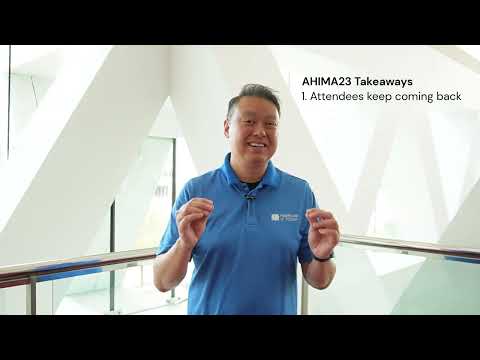AHIMA26 Conference video cover for exhibitors planning B2Brain lead capture