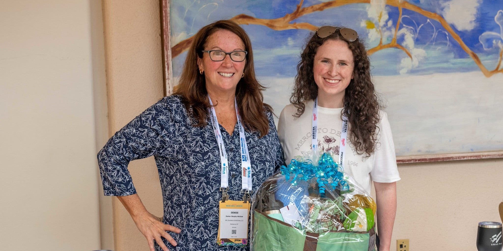 SMACNA members at a prior Annual Convention gathering with event badges visible.