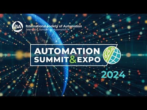 ISA Automation Summit & Expo 2026 video cover for exhibitors planning B2Brain lead capture