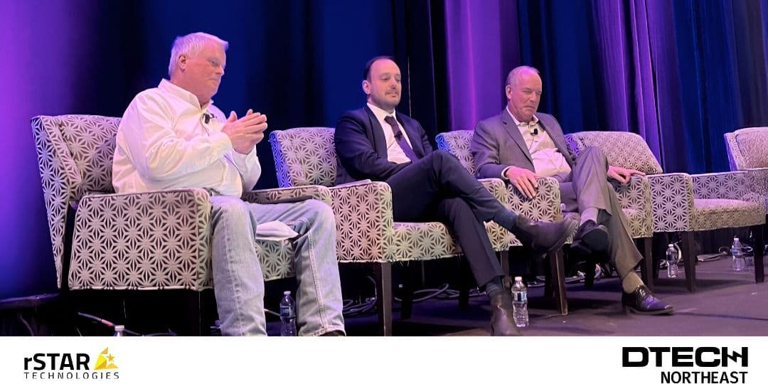 rSTAR representatives in a DTECH Northeast 2025 panel